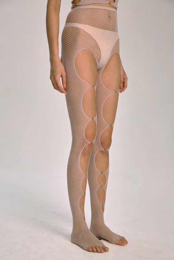 RUI Fishnet Socks SS21-R014 MISTY ROSE